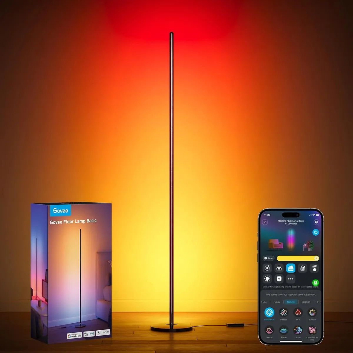 Govee RGBIC Floor Lamp Basic, 1000lm LED Corner.jpg