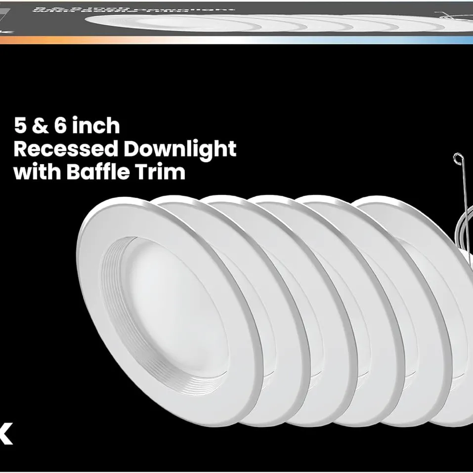 Feit Electric LED Downlight Retrofit Kit with Baffle Trim