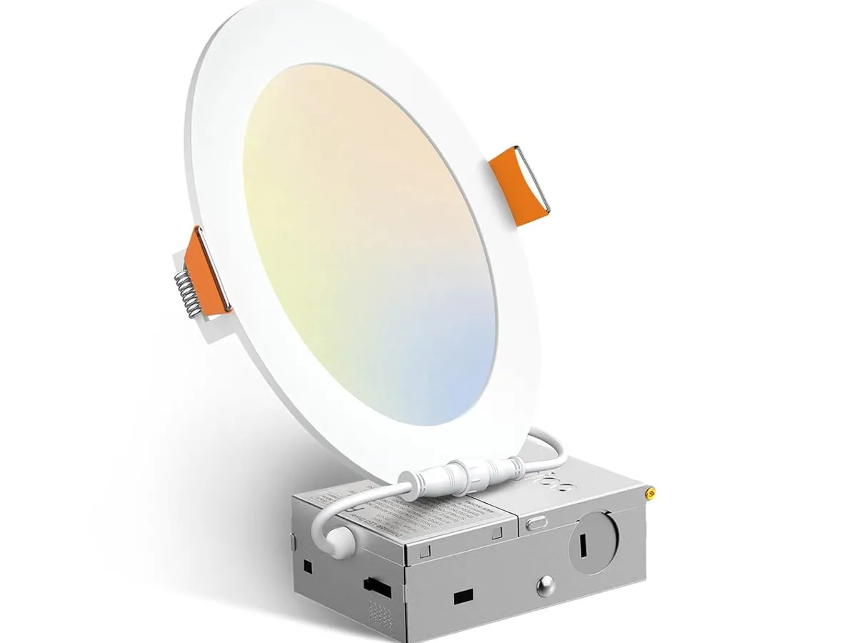 Amico 12-Pack 6-Inch Canless LED Recessed Light