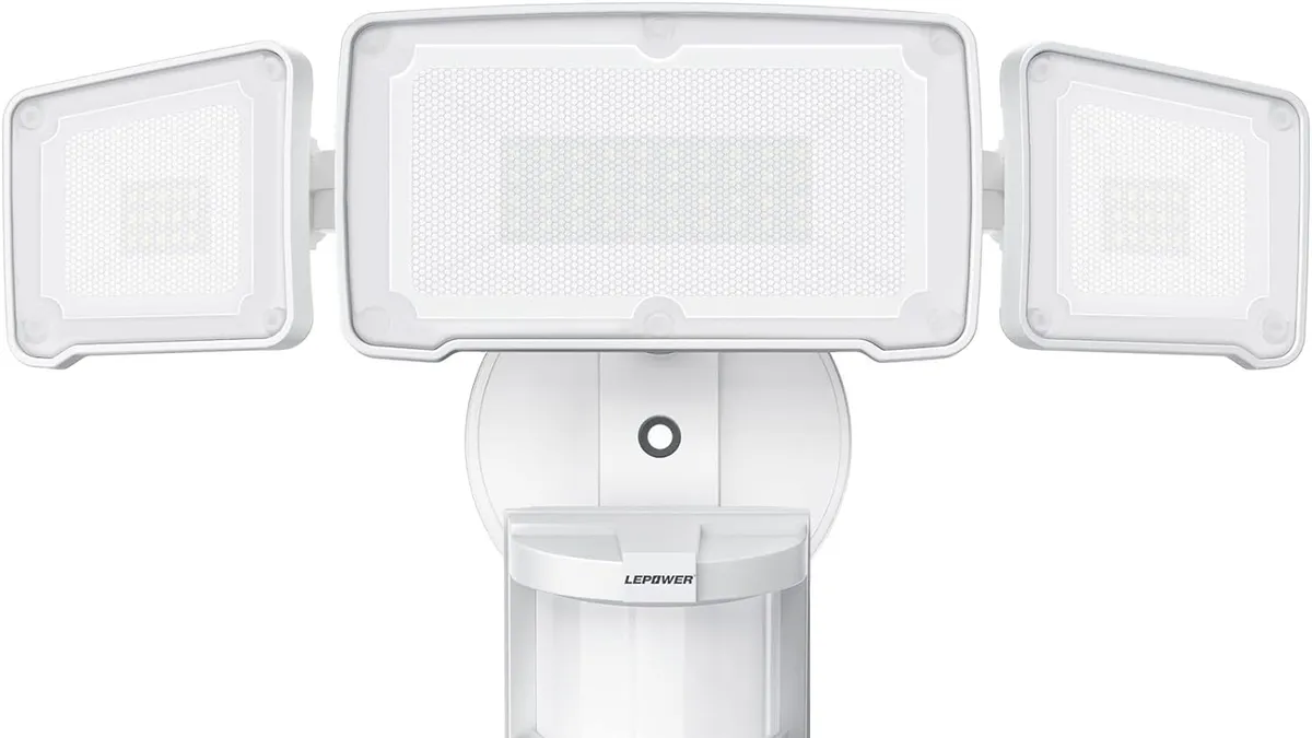 LEPOWER 38W LED Motion Sensor Security Light