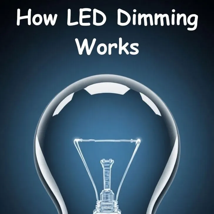 How LED dimming works with TRIAC dimmer waveform