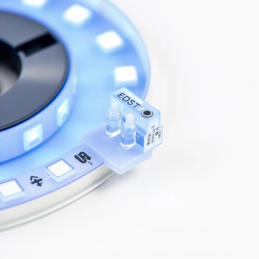 Solderless clip connector attached to an LED strip