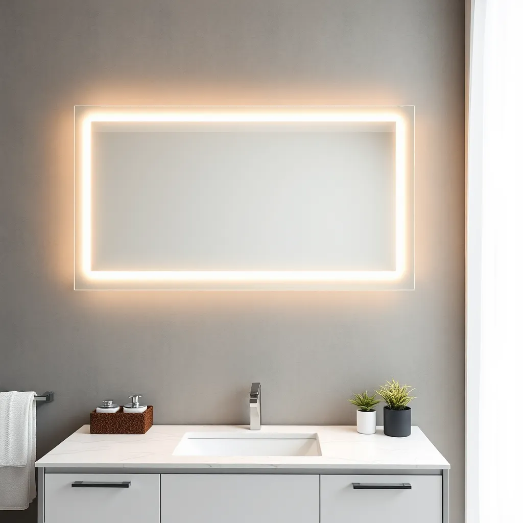How To Make A Mirror With LED Lights