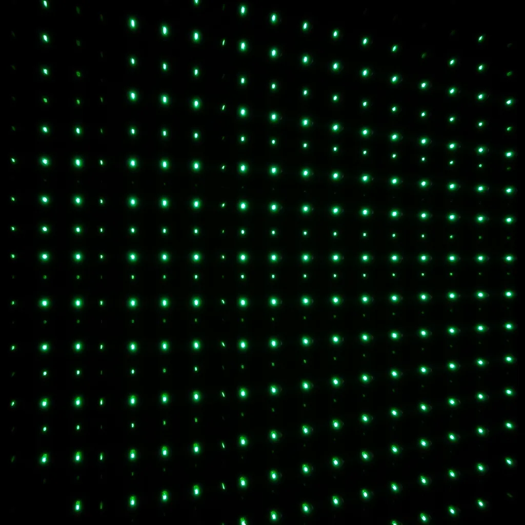 A custom grid of LEDs wired in parallel.