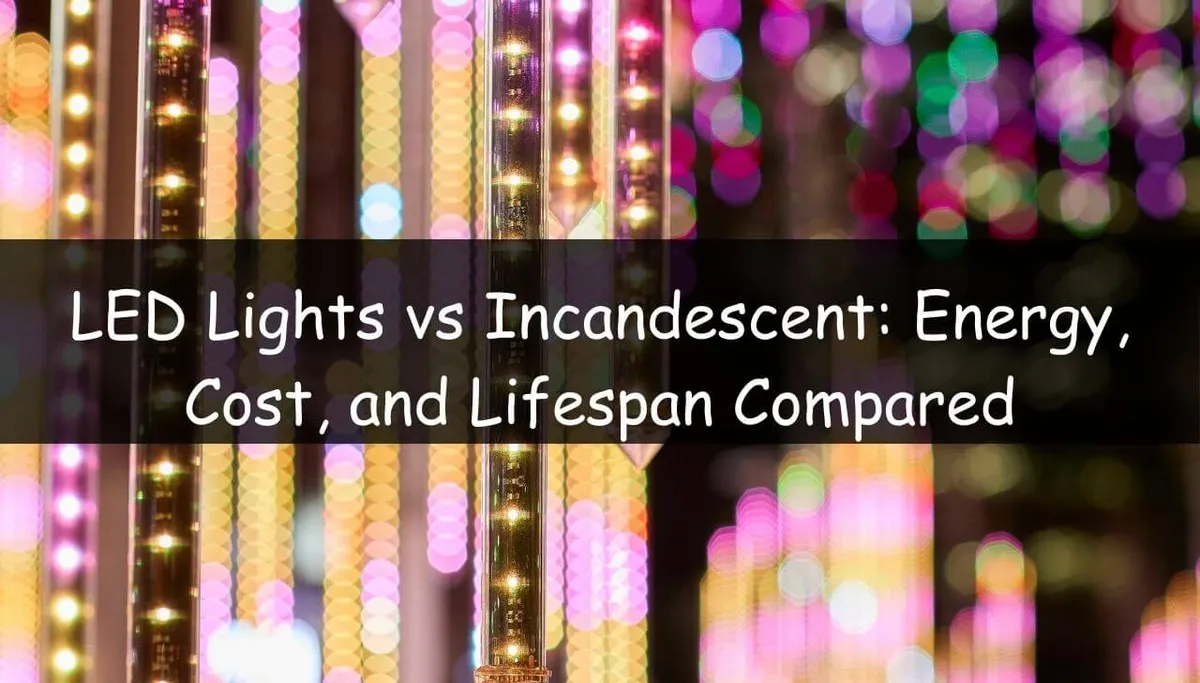 LED Lights vs Incandescent: Energy, Cost, and Lifespan Compared