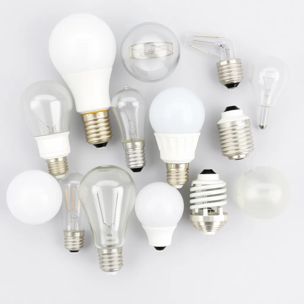 Comparison of different screw bases for low wattage LED bulbs